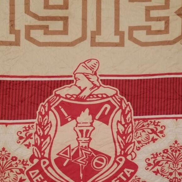 Delta Sigma Theta Sorority Blanket Throw - Picture 3 of 4